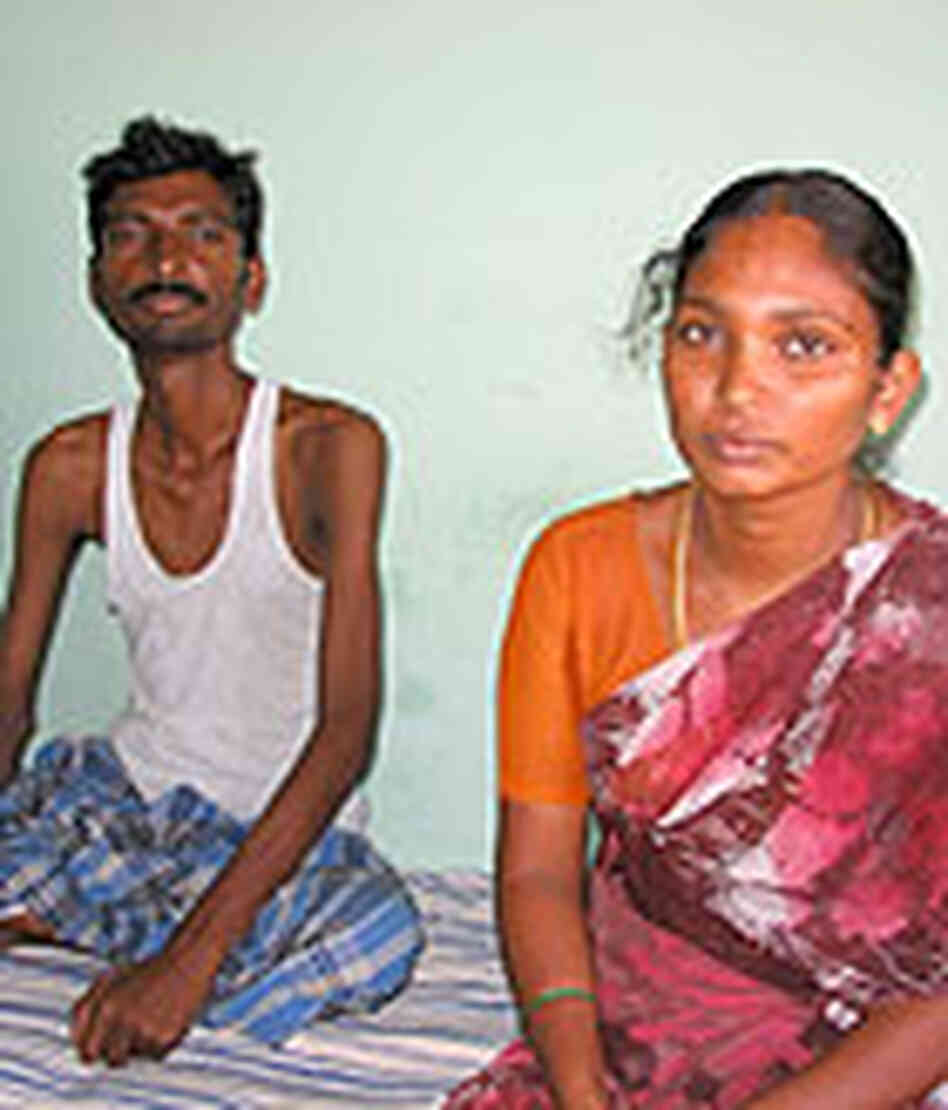 A trucker and his wife at an HIV clinic in the Indian town of Namakkal. A trucker and his wife at an HIV clinic in the Indian town of Namakkal.