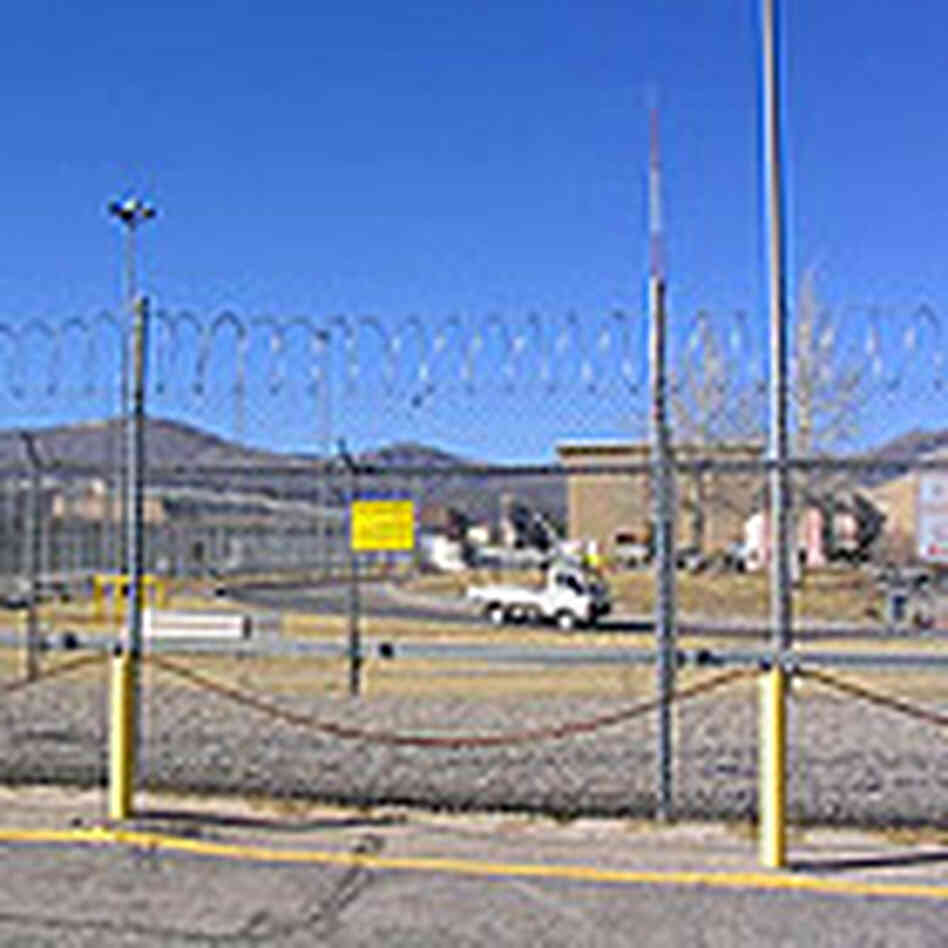 The exterior of the Los Alamos National Laboratories facility. Credit: David Kestenbaum The exterior of the Los Alamos National Laboratories facility. Credit: David Kestenbaum