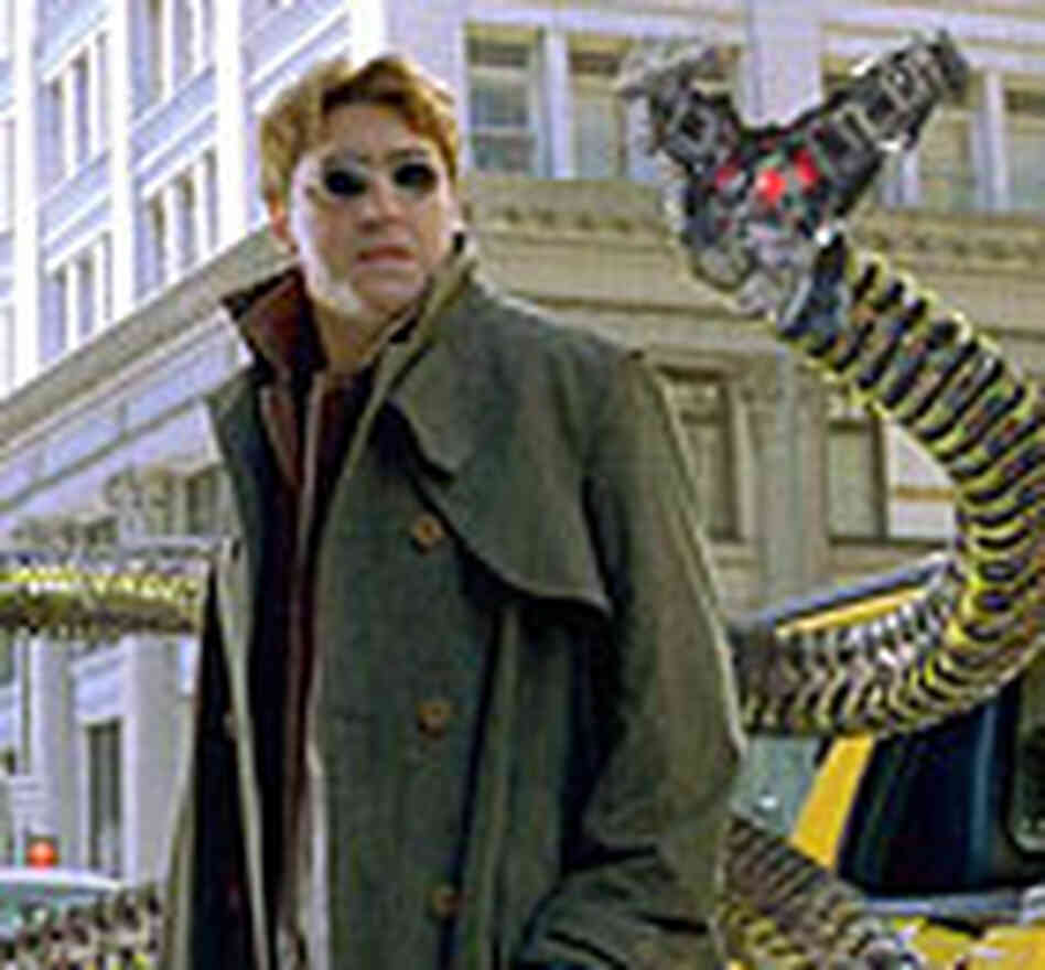 Albert Molina as Doctor Octopus in 'Spider-Man 2' Albert Molina as Doctor Octopus in 'Spider-Man 2'