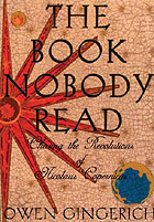 Cover of Owen Gingerich's book, The Book Nobody Read: Chasing the Revolutions of Nicolaus Copernicus