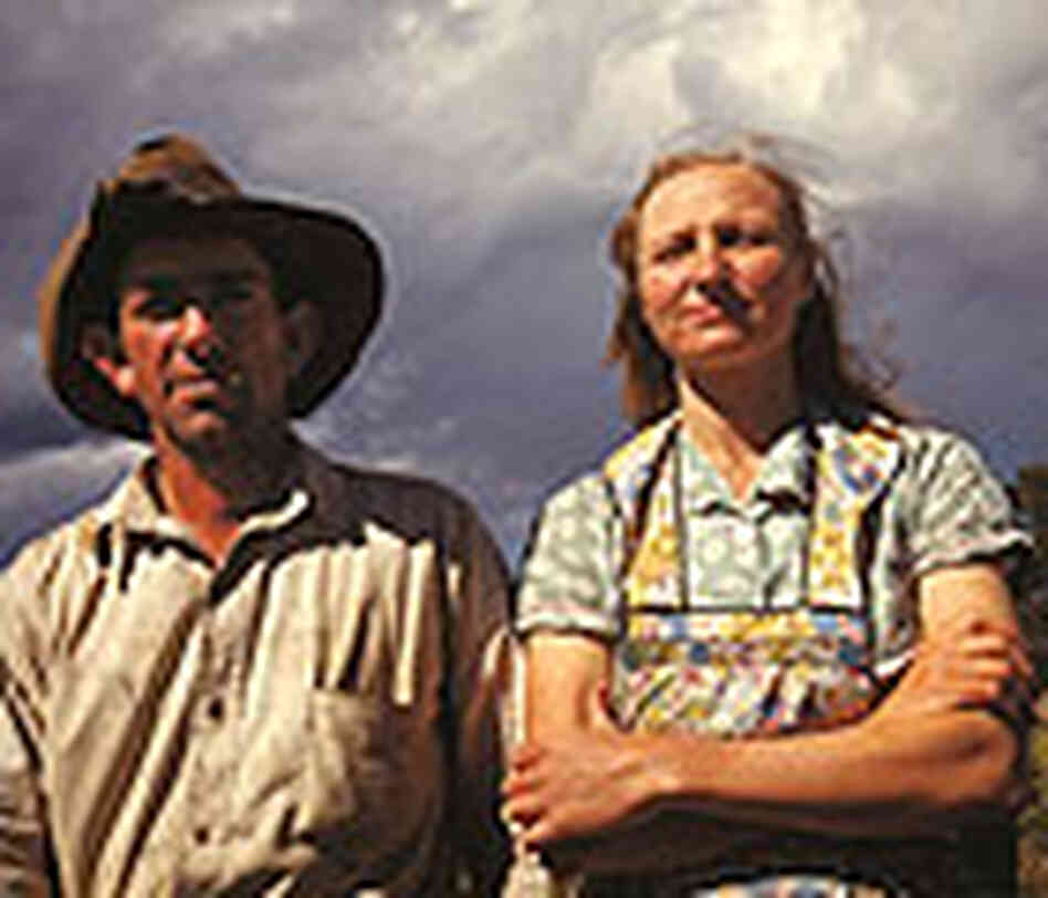 Homesteaders Faro and Doris Caudill. Homesteaders Faro and Doris Caudill.