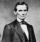 Portrait of Abraham Lincoln (1809-1865), known as the Cooper Union portrait.