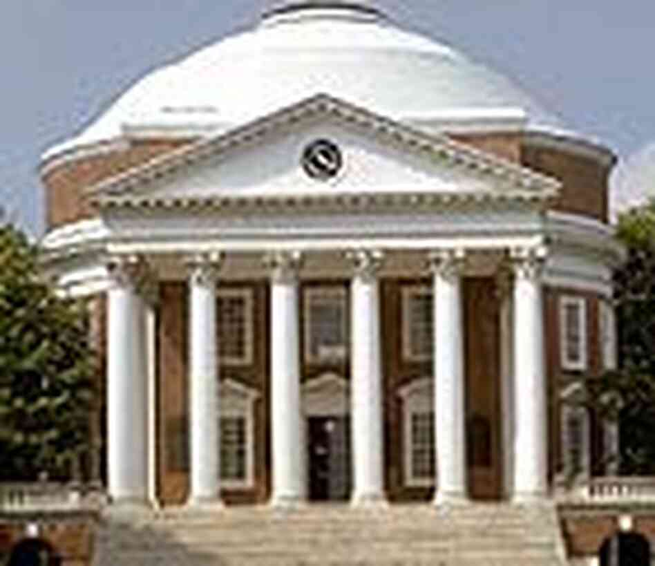 The rotunda at the University of Virginia. The rotunda at the University of Virginia.