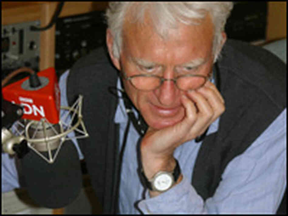 The BBC's Charlie Gillett in the studio.