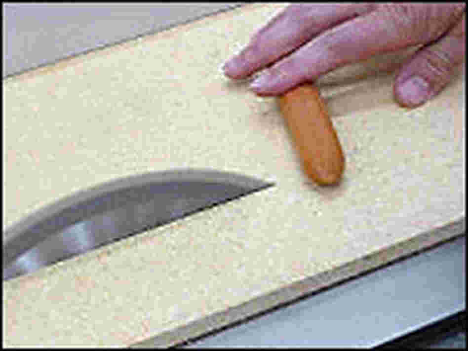 A SawStop demo video A SawStop demo video