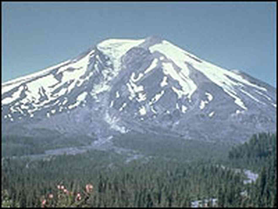 Mount St. Helens, shown before the 1980 eruption Mount St. Helens, shown before the 1980 eruption