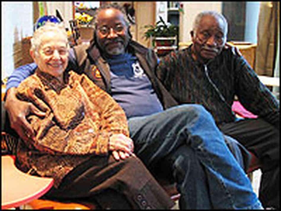 John Francis with his cousins