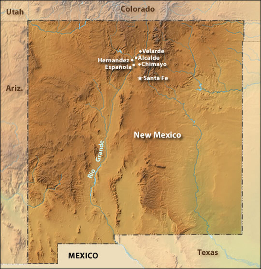 Overview Map of New Mexico