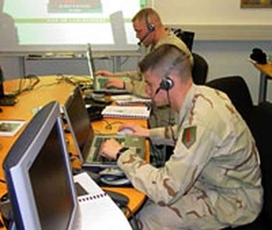 U.S. soldiers play 'Tactical Iraqi' U.S. soldiers play 'Tactical Iraqi'