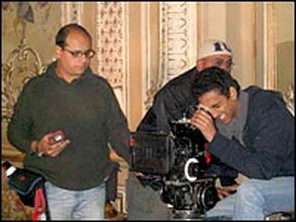 Marwan Hamed on set Marwan Hamed on set