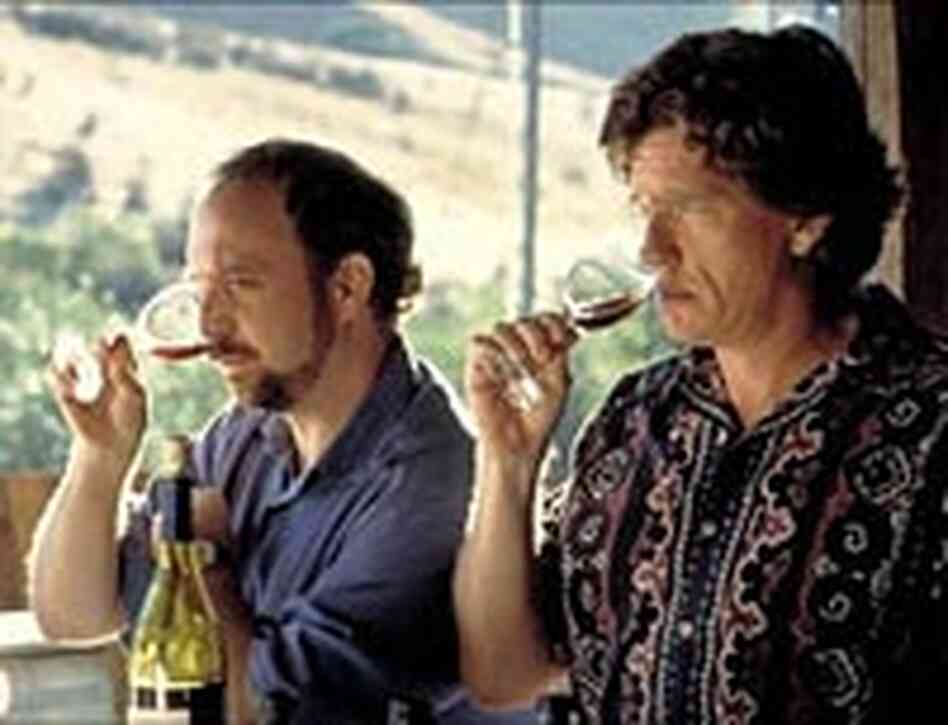 Left to right: Miles (Paul Giamatti) and Jack (Thomas Haden Church) taste wine Left to right: Miles (Paul Giamatti) and Jack (Thomas Haden Church) taste wine
