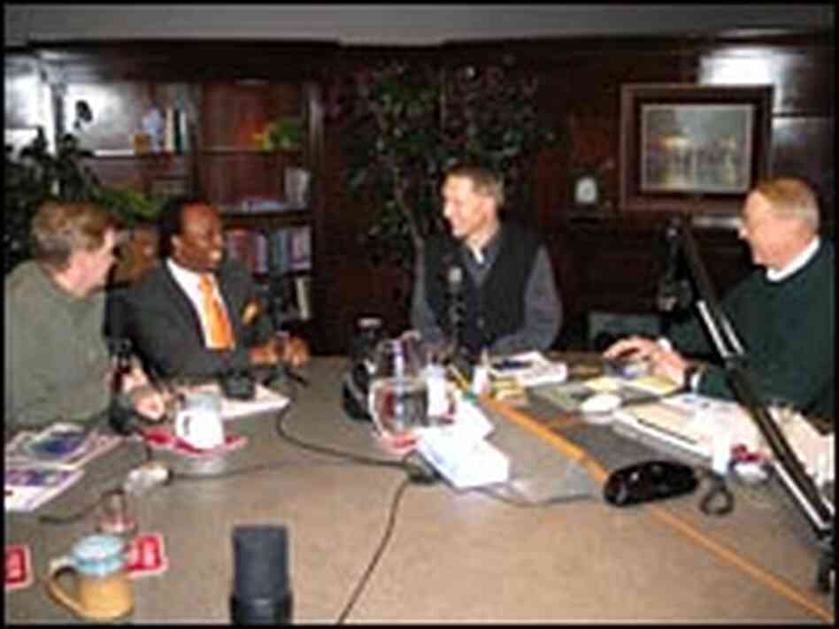 Pastors Ted Haggard and Sunday Adelaja, John Fuller and James Dobson