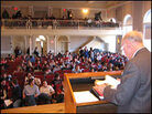 Law professor Morton Horwitz lectures at Harvard's Paine Hall. Law professor Morton Horwitz lectures at Harvard's Paine Hall.