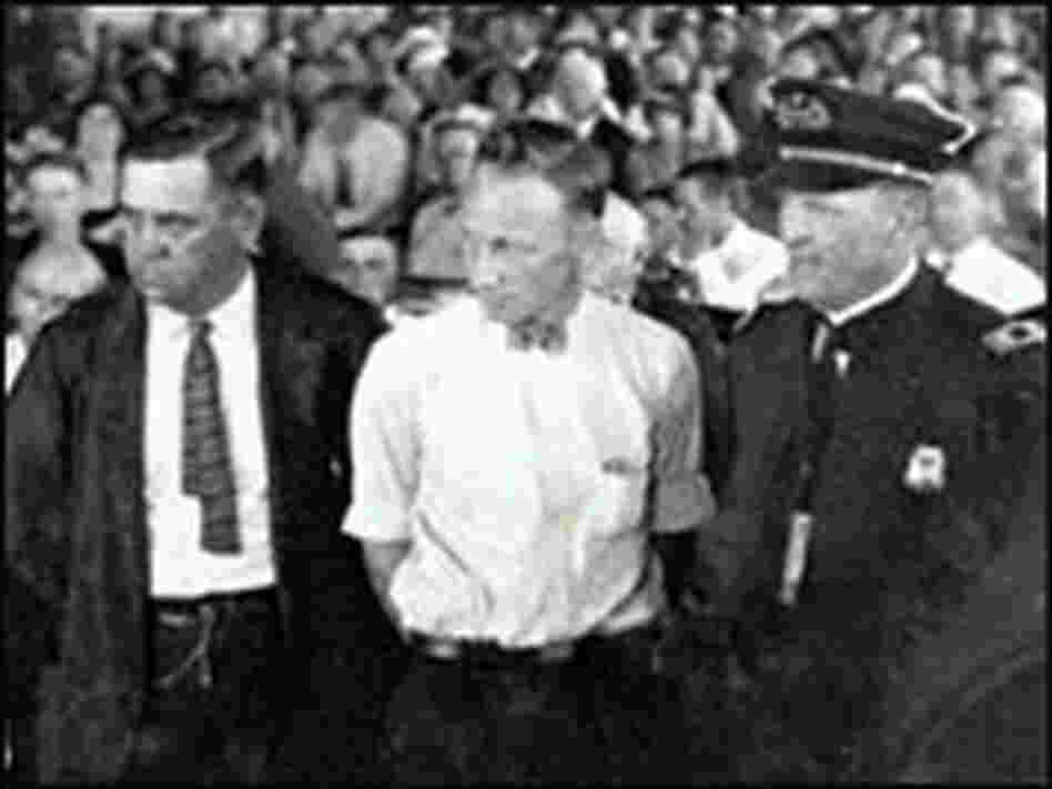John Scopes during sentencing John Scopes during sentencing