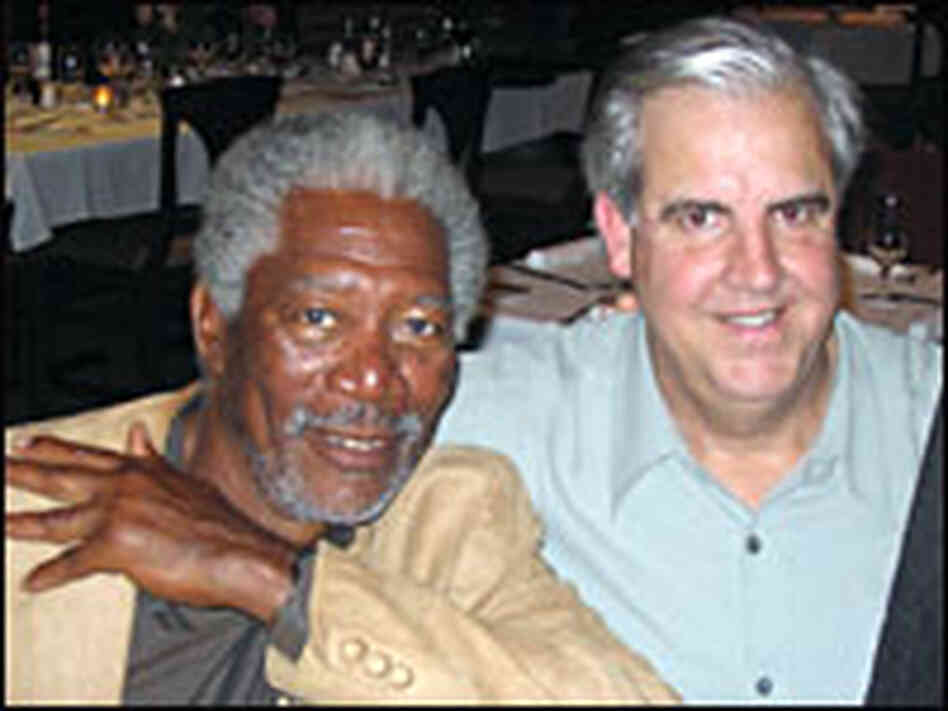 Morgan Freeman and Bill Luckett Morgan Freeman and Bill Luckett