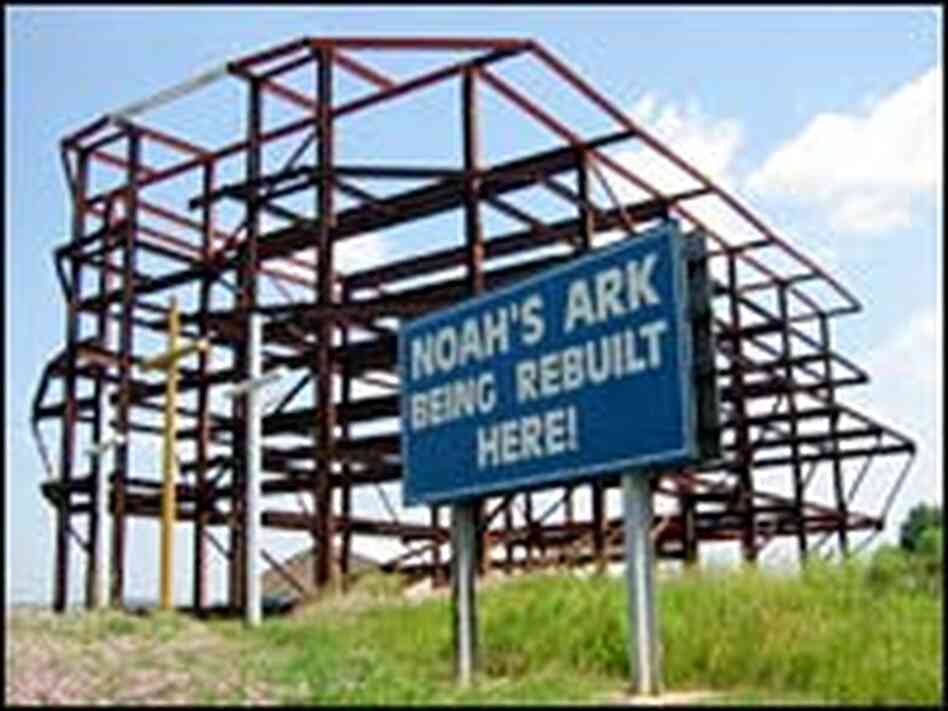 A modern-day, would-be Noah gets to work in Frostburg, Md. A modern-day, would-be Noah gets to work in Frostburg, Md.