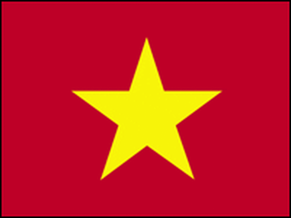 Today's standard flag for Vietnam. Today's standard flag for Vietnam.