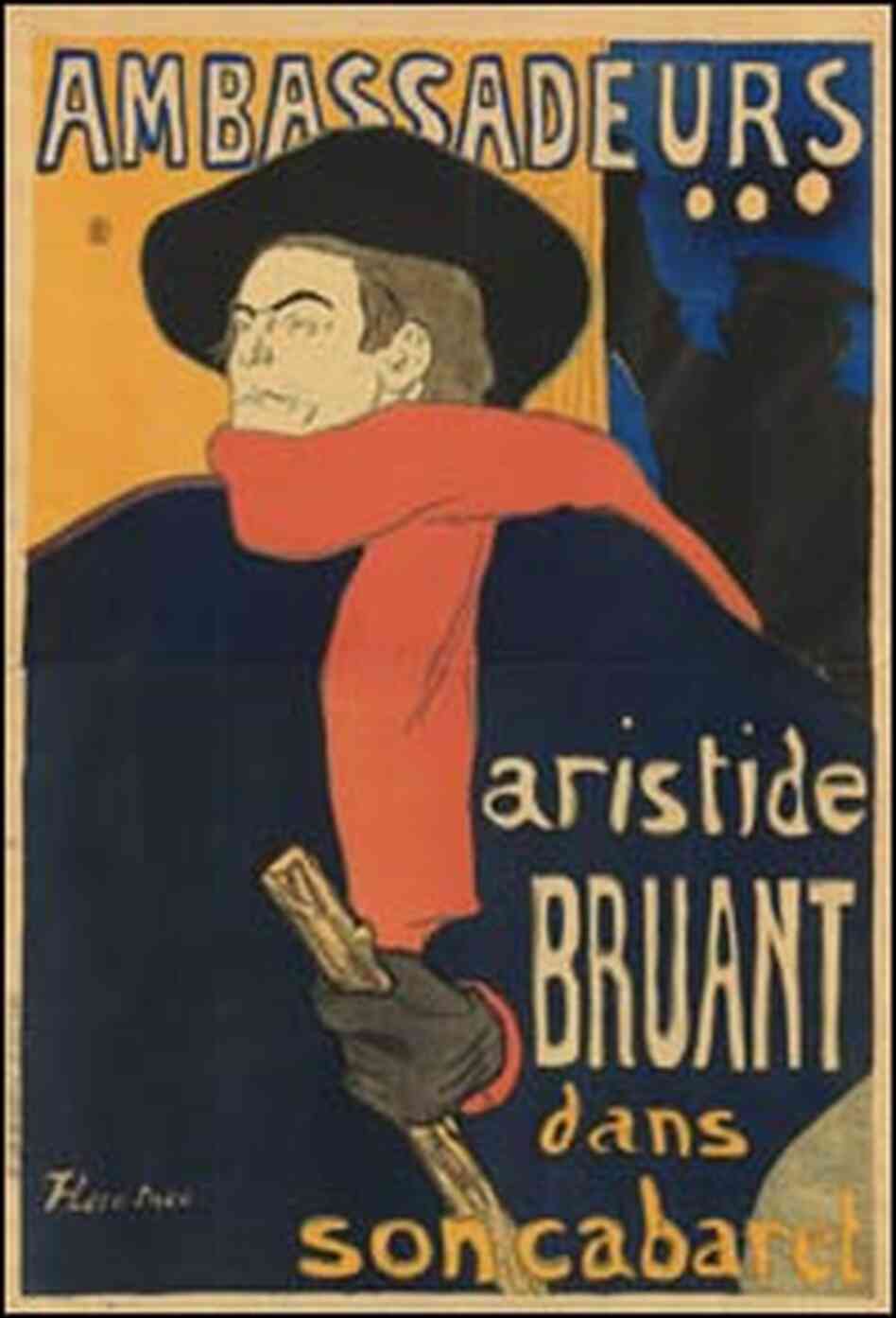 'Ambassadeurs: Aristide Bruant, 1892' 'Ambassadeurs: Aristide Bruant, 1892'