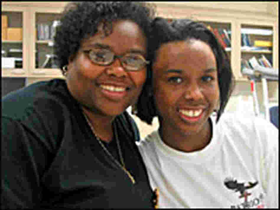 Connie Spinks with her mother, Annette. Connie Spinks with her mother, Annette.