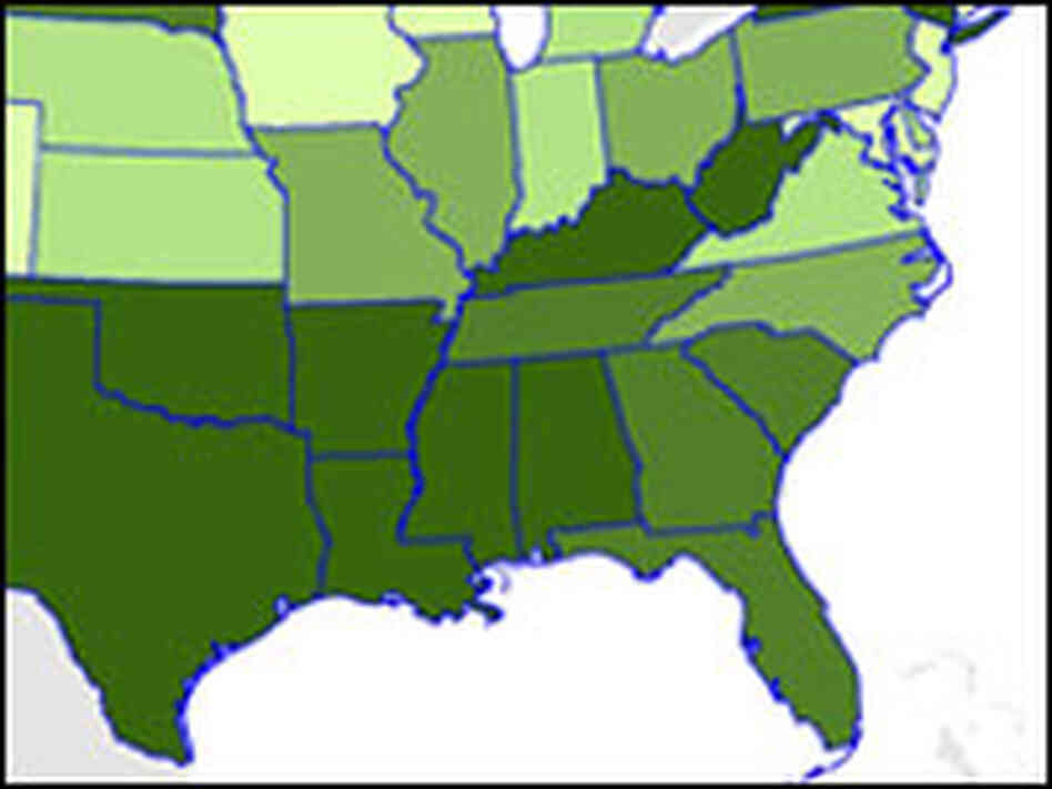 Percent of Children in Poverty, 2000