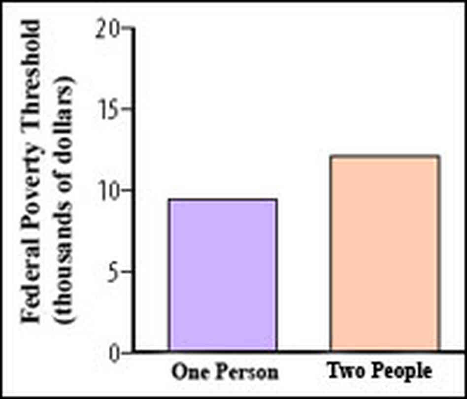 Poverty threshold by individual and family characteristics, 2003