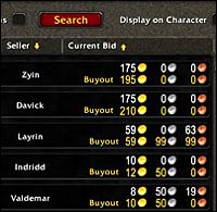 WoW Auctioneer Mod