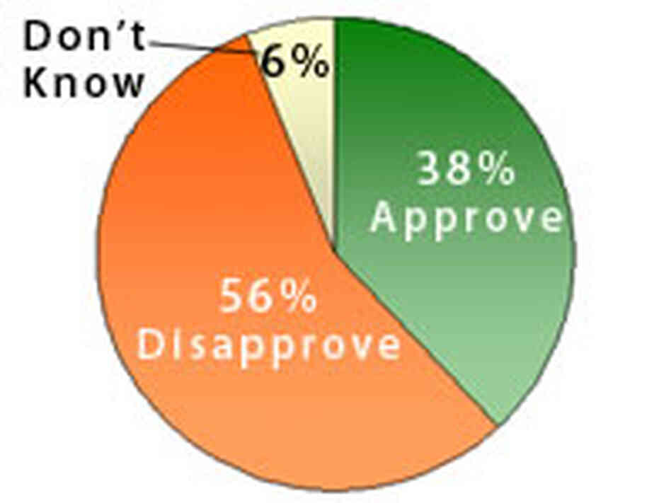 Only 38 percent of Americans currently think Bush is doing a good job. Only 38 percent of Americans currently think Bush is doing a good job.