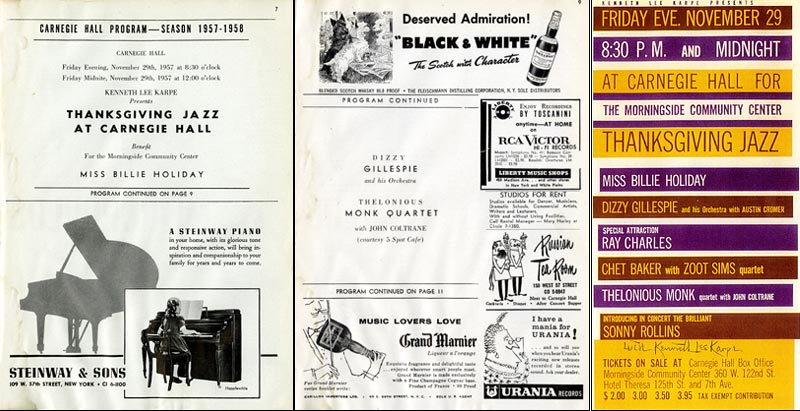 Carnegie Hall program cover