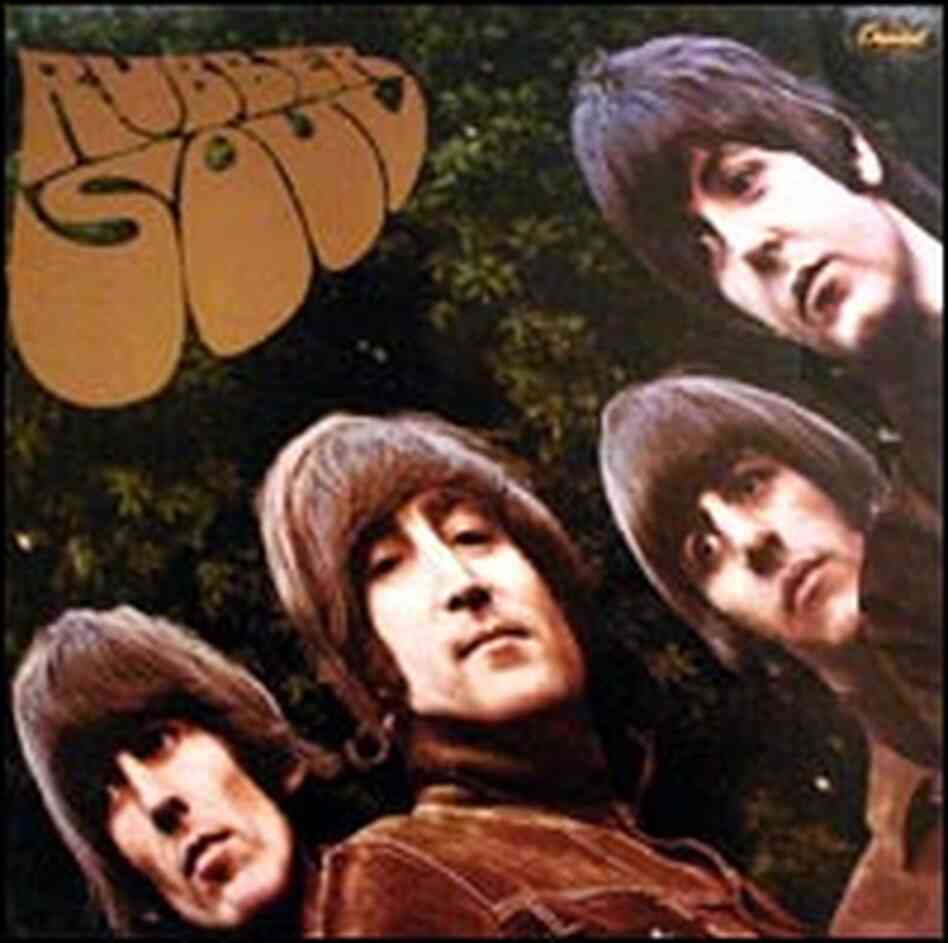 'Rubber Soul' album cover 'Rubber Soul' album cover