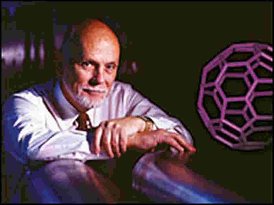 Richard Smalley shared the 1996 Nobel Prize in Chemistry for his work on 'buckyballs' -- a new form Richard Smalley shared the 1996 Nobel Prize in Chemistry for his work on 'buckyballs' -- a new form