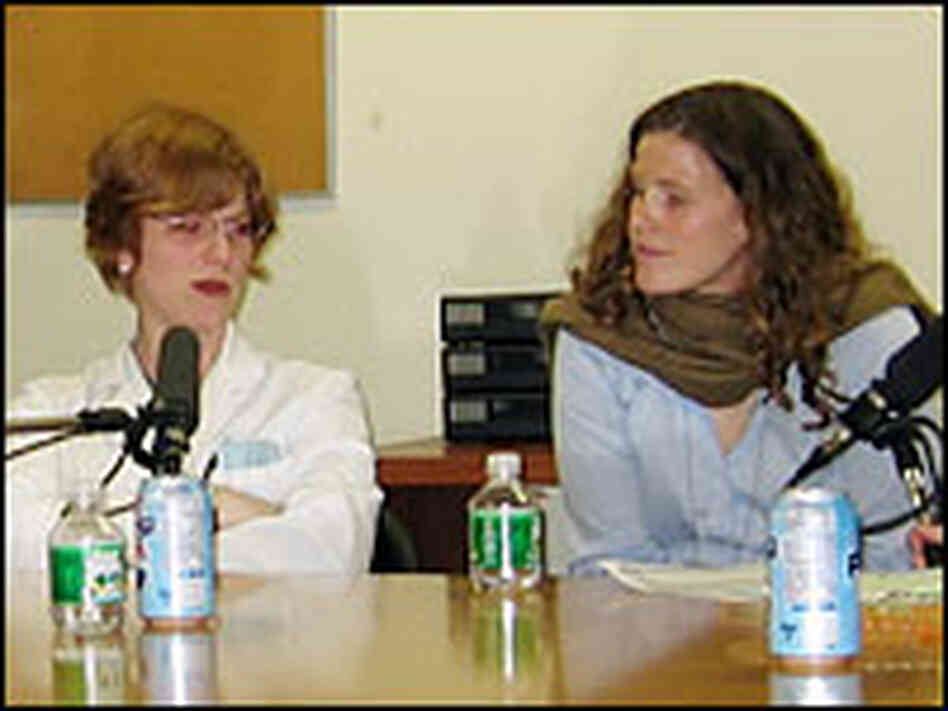 Beth Harre (left) and Sarah Russell talk about their experiences as first-year medical residents. Beth Harre (left) and Sarah Russell talk about their experiences as first-year medical residents.