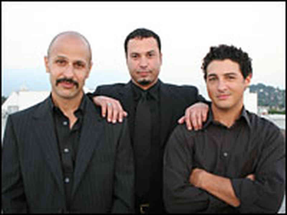 (L to R) Maz Jobrani, Ahmed Ahmed and Aron Kader