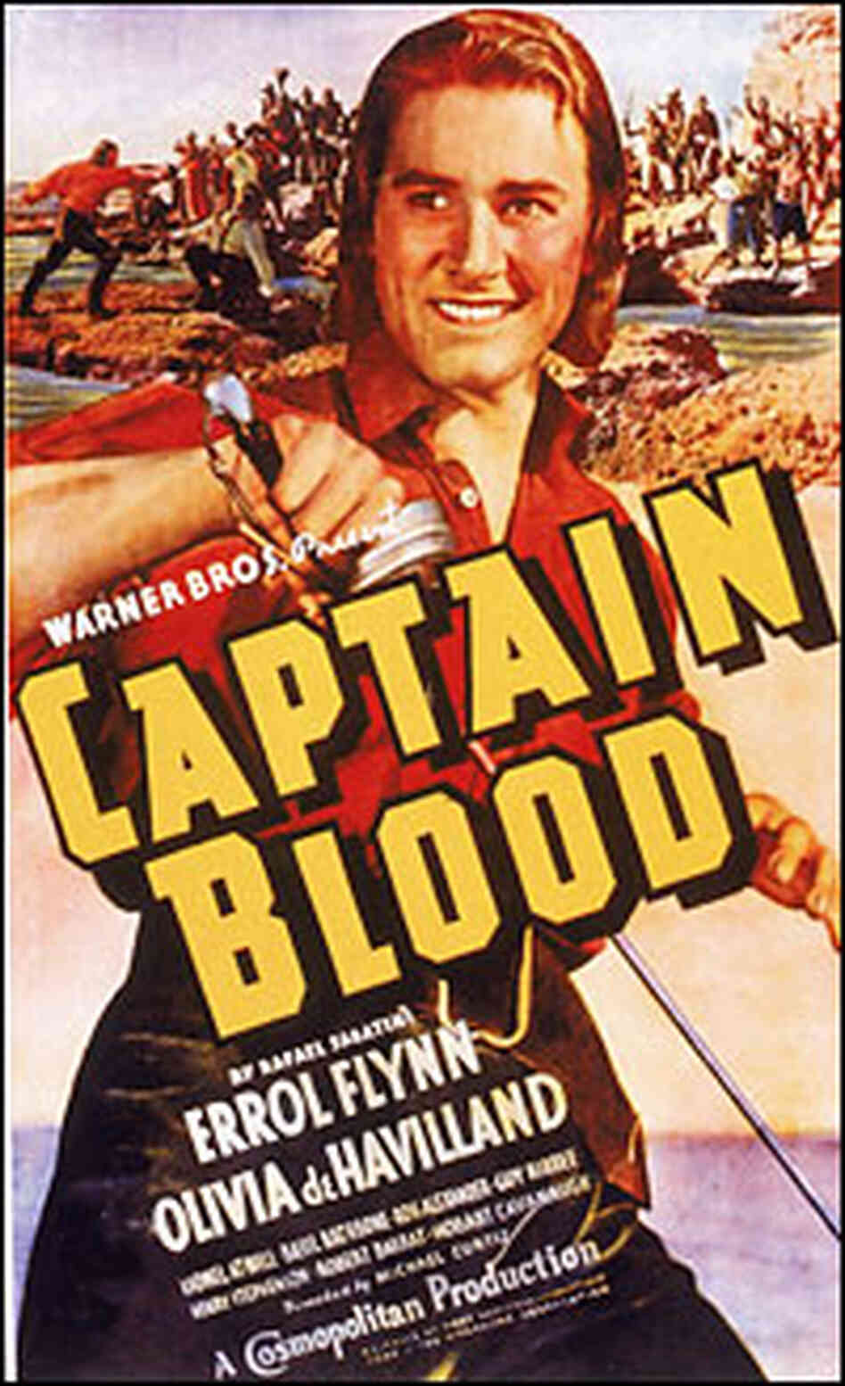Errol Flynn in 'Captain Blood'