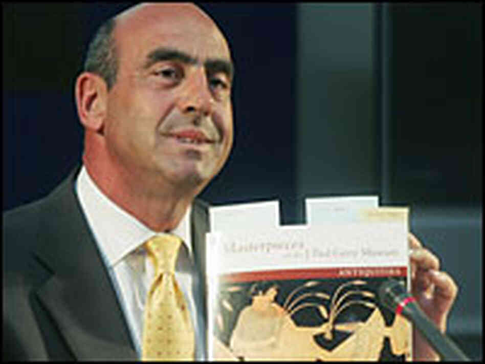 Greek Culture Minister Giorgos Voulgarakis Greek Culture Minister Giorgos Voulgarakis
