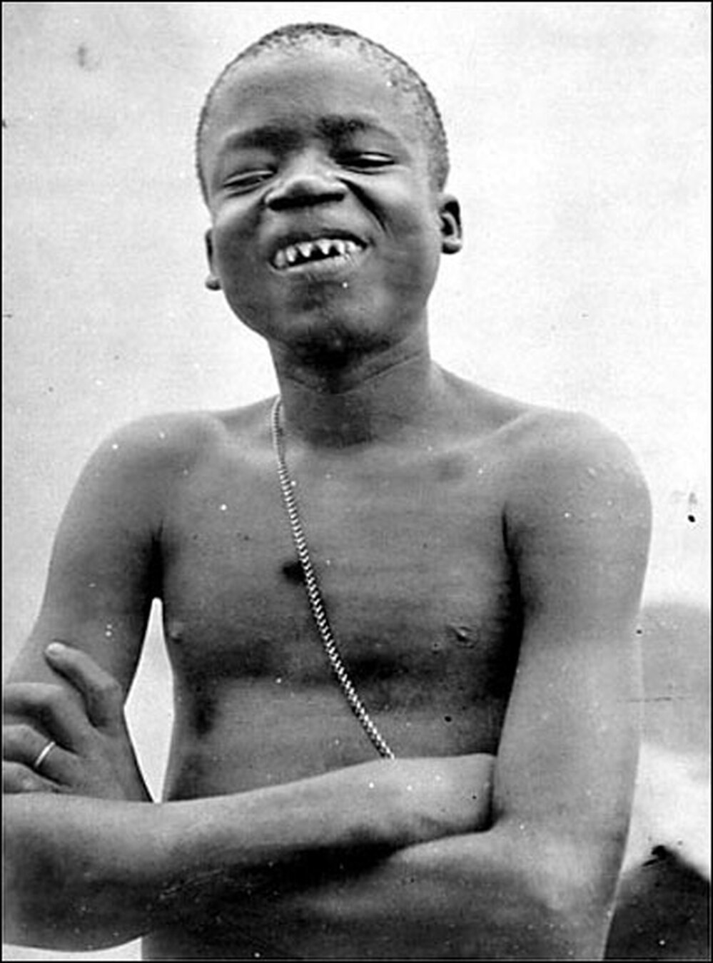 Ota Benga was among a group of Congolese pygmies displayed at the St. Louis World's Fair in 1904.