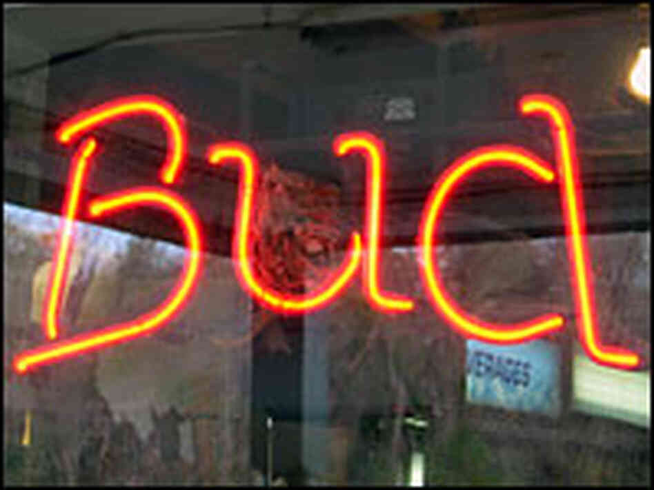 The sign at Buzzy's Country Store -- where diehard fans of the 10-ounce Budweisers gather The sign at Buzzy's Country Store -- where diehard fans of the 10-ounce Budweisers gather