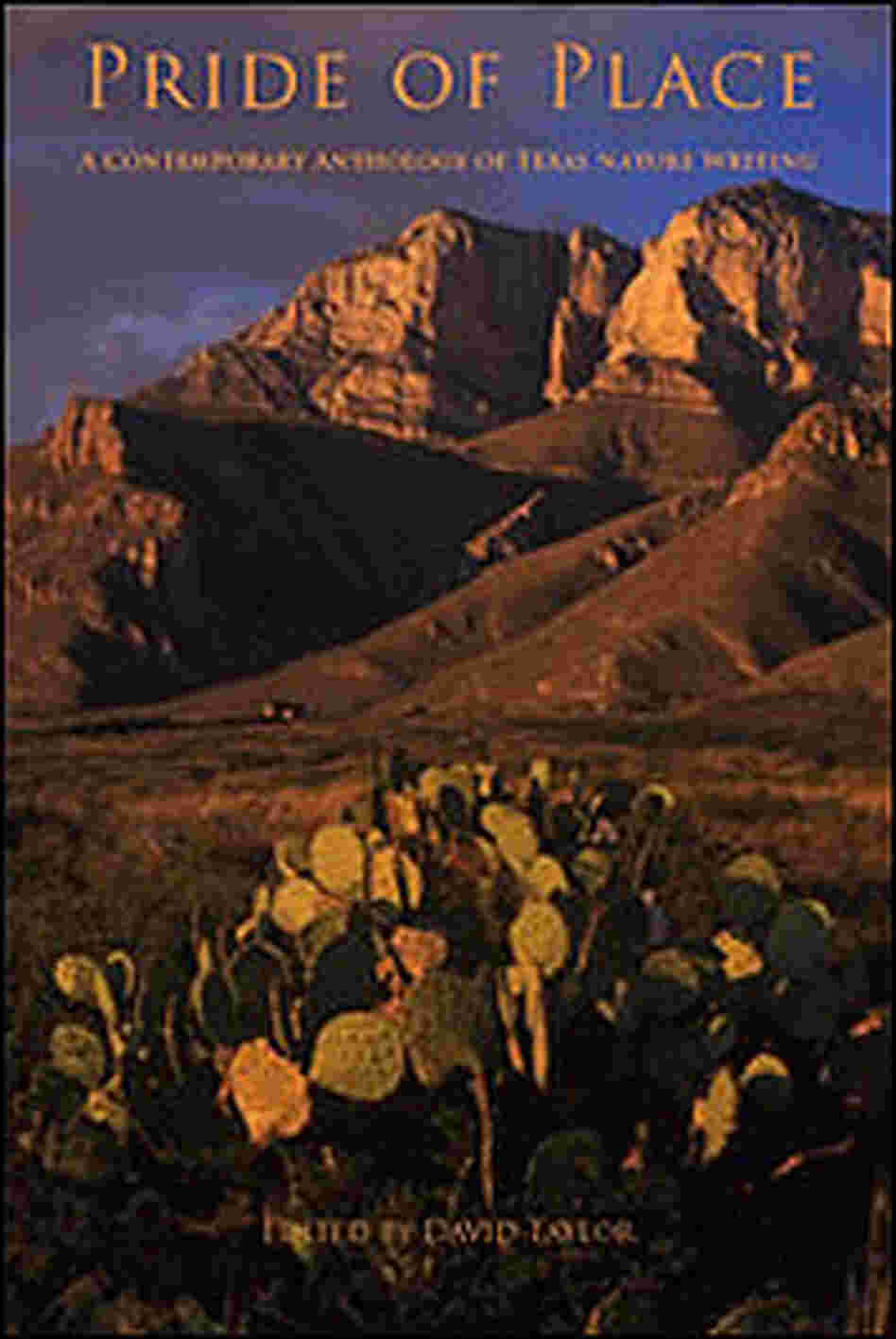 Cover of Pride of Place shows mountains, cactus. Cover of Pride of Place shows mountains, cactus.