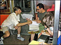 ... David Brind discuss their play, ...