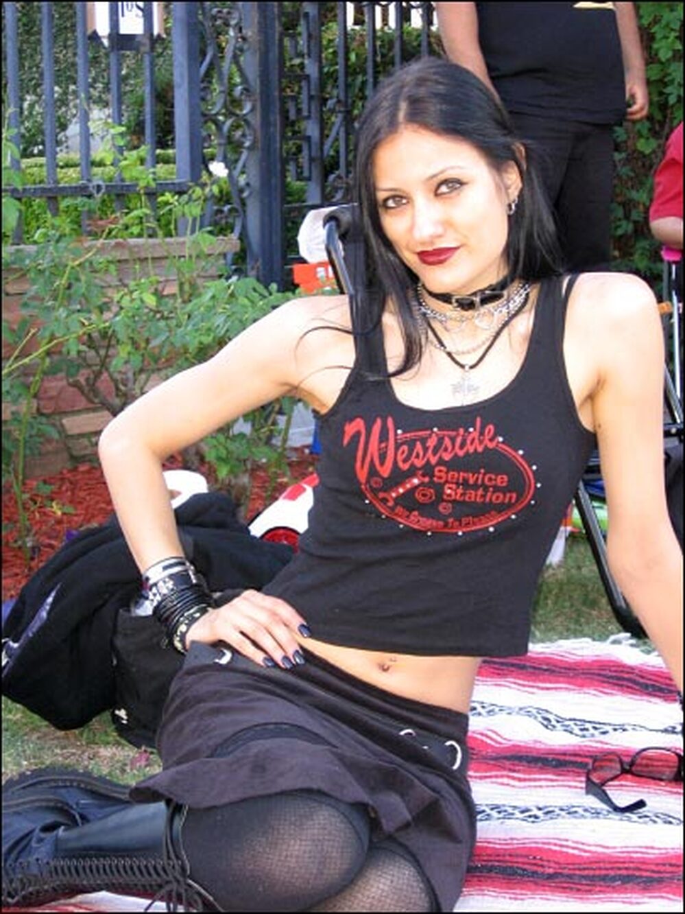 Annettes Mesa was first in line at the gates this night -- she always tries to be first.