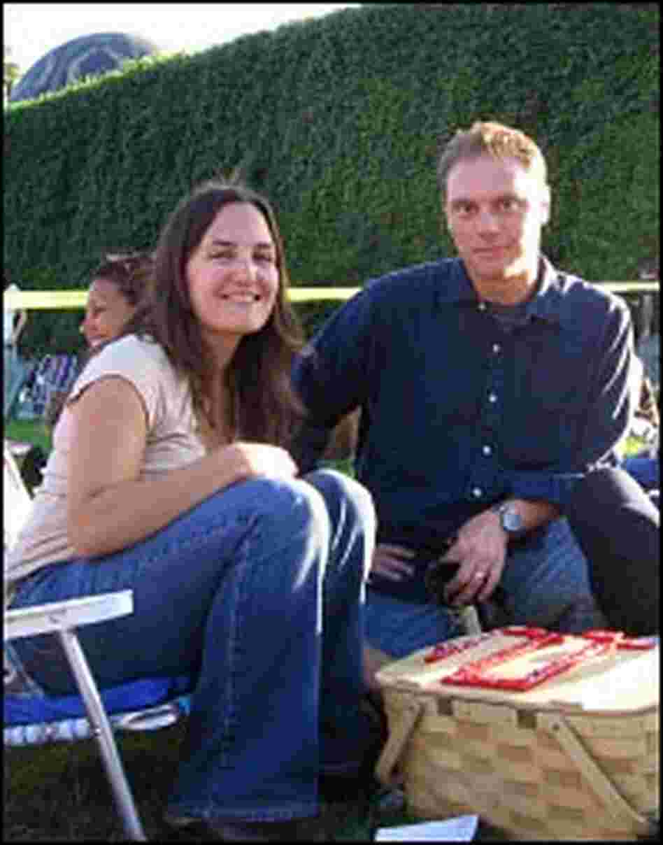 Tommy and Valerie Krause wait outside the gates with a few hundred others. Tommy and Valerie Krause wait outside the gates with a few hundred others.