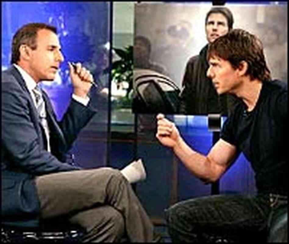 Tom Cruise confronts Matt Lauer Tom Cruise confronts Matt Lauer