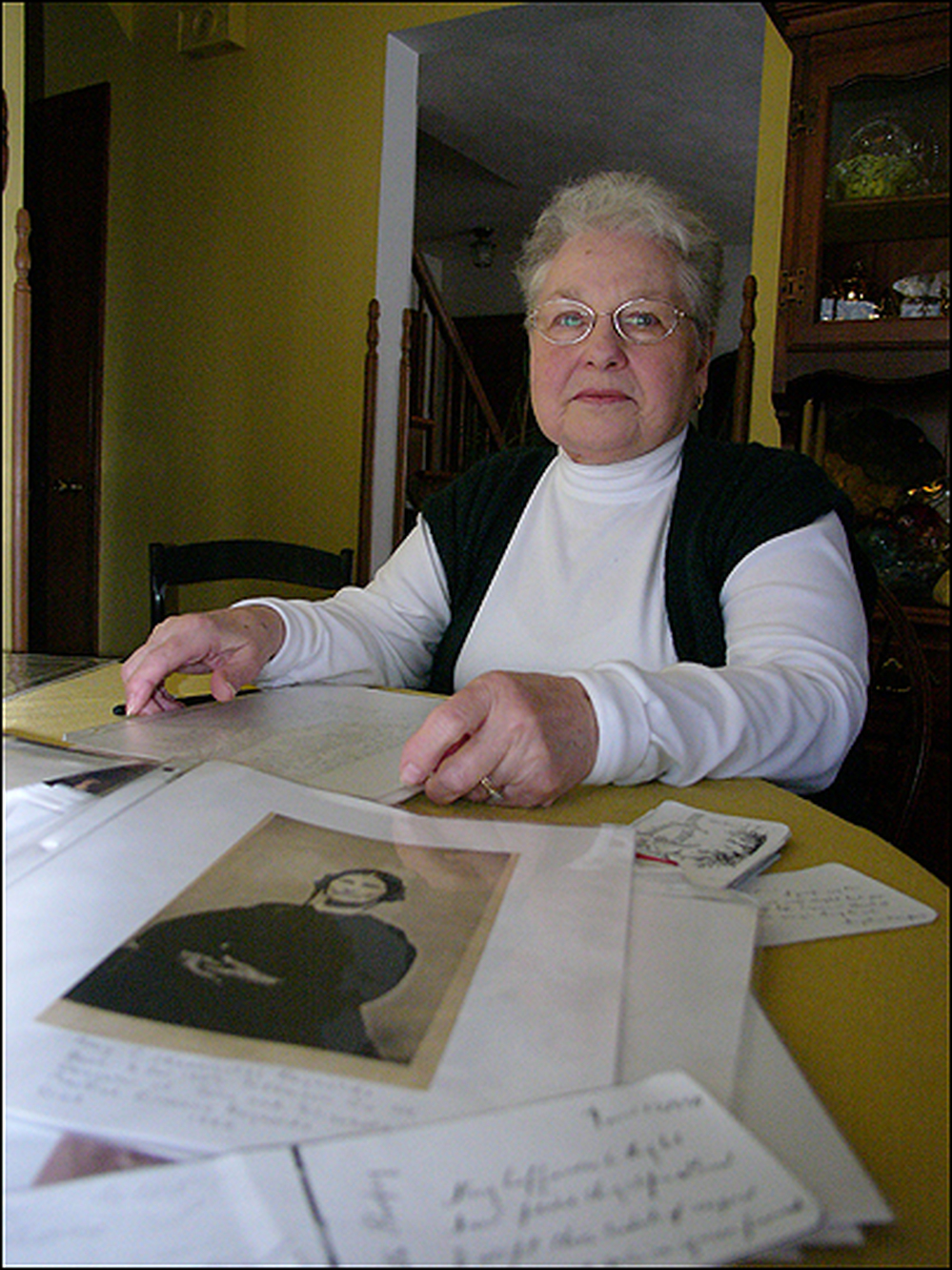 Sandra Lundie, great-granddaughter of Covert pioneer Chapin Reynolds.