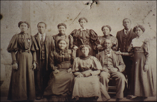 The Tyler family photograph, circa 1895.