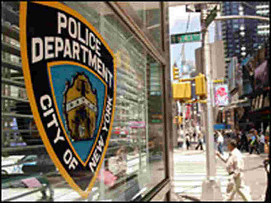 Above, the Times Square police office in New York City. Above, the Times Square police office in New York City.