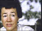 Anne Morrow Lindbergh photographed at home in Darien, Conn., in 1956.