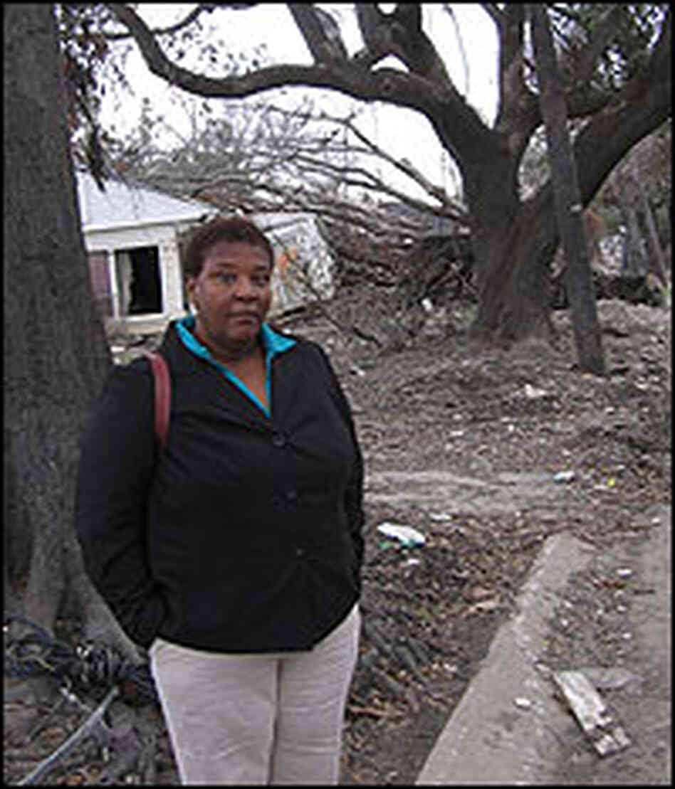 Pam Dashiell, a community activist in New Orleans' Lower Ninth Ward. Pam Dashiell, a community activist in New Orleans' Lower Ninth Ward.