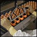 Production of flu vacine begins with hens' eggs, which are used to incubate the virus. Photo courtesy Chiron Corp.