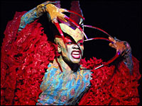 Denyce Graves as the Dragon in 'Grendel'