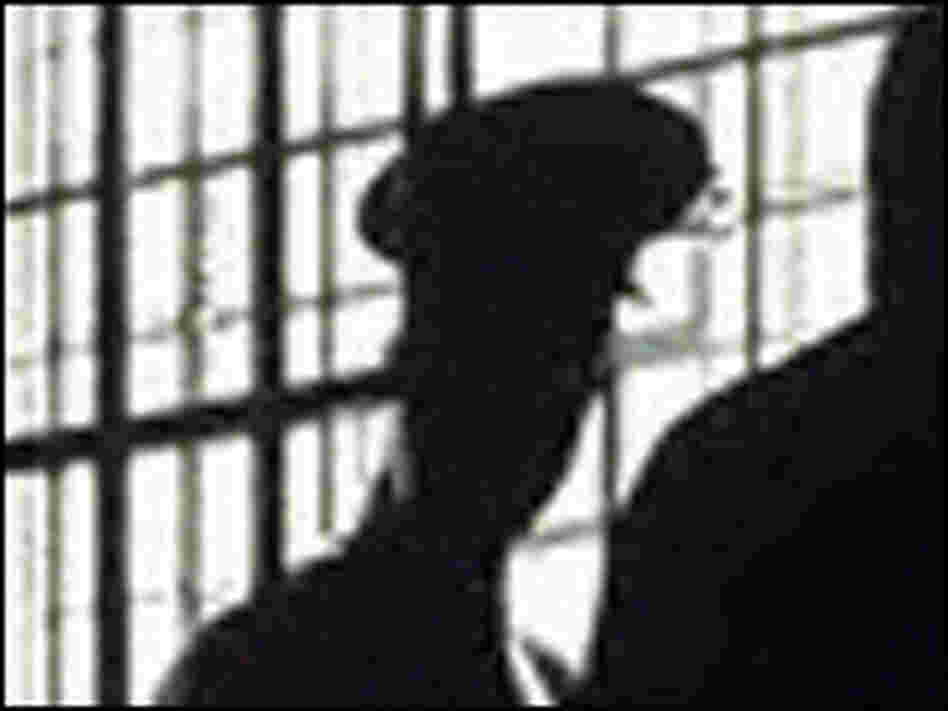 Stock photo of prison guard and prisoner. Stock photo of prison guard and prisoner.