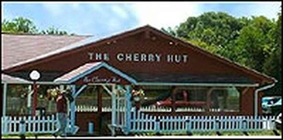 A front view of The Cherry Hut in Beulah, Mich. A front view of The Cherry Hut in Beulah, Mich.